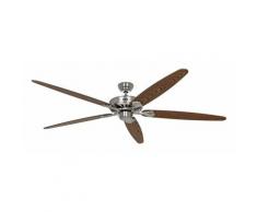 Ventilateur de plafond CLASSIC ROYAL - Ø hélice 1800 mm - chêne ancien / noyer / chrome brossé
