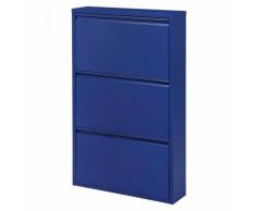 Meuble a chaussures 3 portes - En métal - MODULO