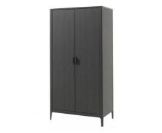 Armoire 2 Portes Enfant azalea 200cm Naturel - Paris Prix