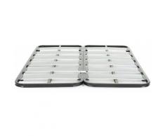 Sommier Talo 180 x 200 cm avec structure métallique, lattes en bois et joints anti-bruit - Kave Home
