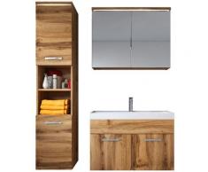 Meuble de salle de bain de Paso 80x40cm lavabo Wotan – Armoire de rangement Meuble lavabo armoire