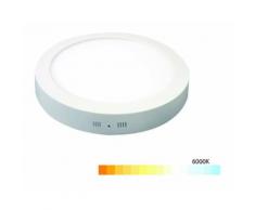 Plafonnier LED en saillie 24W (150W) 300x40mm | Blanc Froid 6000K