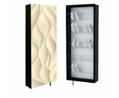 SWIVBOX | Armoire à chaussures porte pivotante 190x63.6x18 cm | 5 étagères | Impression UV | Meuble