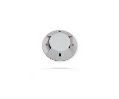 Encastré de sol fluo 10W Ø 205mm gris 2D indirect avec lampe 4000K G24q-1 ballast elec IK08 IP67