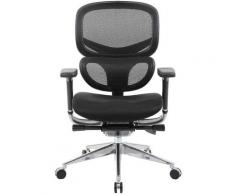 Chaise de bureau pivotante inSync avec dossier respirant, noir