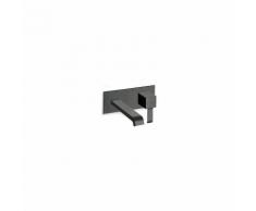 LAVABO MURAL QUADRI AVEC PLAQUE SAILLIE 18 CM BLACK MAT EX QM276 - CRISTINA ONDYNA QM25613