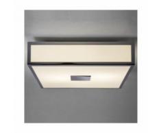 Plafonnier carré Mashiko LED 300 IP44 salle de bain - Chrome - Chrome