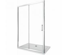 Porte de douche de 6 mm pour installation en niche H.190 avec overture coulissante – 160-165 cm