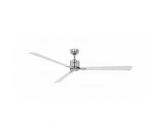 Ventilateur de Plafond Eco Neo III 180cm Chrome Poli Gris Blanc - CASAFAN -