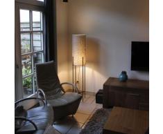 Lampadaire Rich taupe Qazqa Rustique, Rustique Luminaire interieur Rond