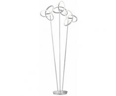 Lampadaire LED incurvé lampadaire salon liseuse moderne lampadaire LED, mobile, LED 13W 1100Lm