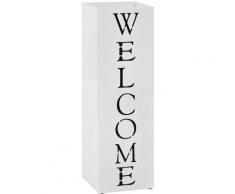 Porte-parapluie Welcome Acier Blanc
