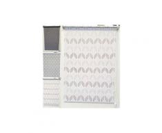 Madeinnature - Store Enrouleur tamisant imprimé, fenêtre, Porte-fenêtre, Hauteur 180 cm,