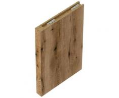 Latéral pour étagère de lavabo de salle de bain couleur Noyer foncé | Noyer
