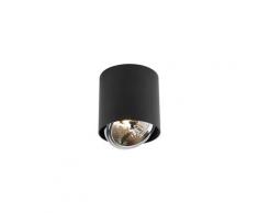 LED Cylindre Spot de Plafond Design noir - Impact-Up G9 Qazqa Design, Moderne, Industriel / Vintage