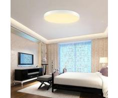 Hommoo - 8 PCS Plafonnier rond ultra-mince à LED pour la cuisine de salle de bain LiVing