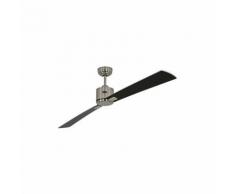 Ventilateur de plafond ECO NEO II - Ø hélice 1800 mm - bois Wengé / gris argent / chrome brossé