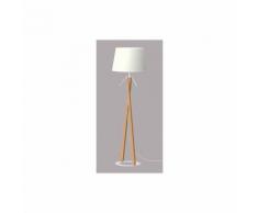 Lampadaire sur Socle Circulaire Bois 155 cm - Bois