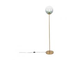 pallon - Lampadaire Art Deco - 1 lumière - H 1430 mm - Vert - Art Deco - Éclairage intérieur