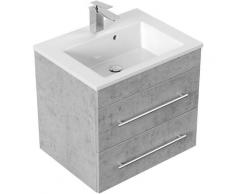 Meuble salle de bain Milet Aspect Béton