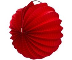 Sky Lantern - Lampion rond 20 cm Rouge - Rouge
