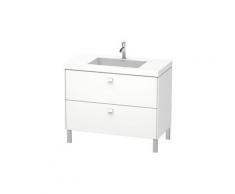Duravit Brioso meuble lavabo c-collée avec socle sur pied 100,0x48,0 cm, 2 tiroirs, sans