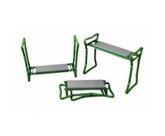 Varan Motors - GRD-KNEELER Tabouret de jardinage, Banc Agenouilloir de jardin pliable - Vert