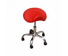 eyepower Tabouret de Travail MST-404 chaise pivotante 360° réglable en hauteur siège rembourré en