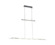 Suspension Design acier réglable de 120 cm LED incl.- Platinum Qazqa Design, Moderne Luminaire