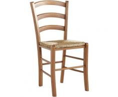 Chaise de cuisine Paysanne bois clair - Lot de 2