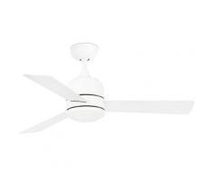 Ventilateur de plafond design Oboe Blanc Acier 33610 - Faro
