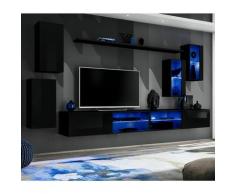 Paris Prix - Ensemble Meuble Tv Design switch Xxv 280cm Noir
