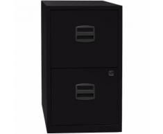 Bisley Home Classeur pour dossiers suspendus PFA, 2 tiroirs, noir | PFA2633