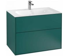 Meuble-lavabo Villeroy et Boch Finion G01000, 796x591x498mm, avec éclairage LED, Coloris: cèdre
