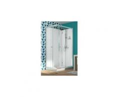 Kinedo - Cabine de douche rectangulaire portes coulissantes Eden, 100 X 80, 18