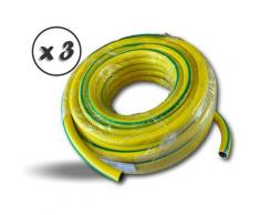 Tuyaux d'arrosage | Anti uv | 4 couches - Quantité x 3 - Lg 25 m - ø 19 mm