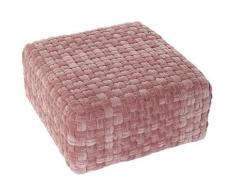 Coussin dkd home decor rose velours coton (60 x 60 x 32.5 cm) Rogal