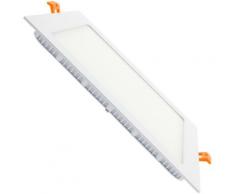 Spot Encastrable Dalle LED Carrée Extra Plate 20W Downlight Panel Blanc Neutre 4000K - 4500K