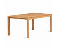 SKLUM Table de salle à manger extensible en bois Quëbi (170 x 95 cm) Bois de Manguiers Marron Noyer