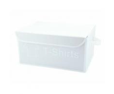 Boite pour dressing à couvercle T-Shirt - SPACE - Gris