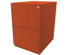 Bisley Caisson roulant Note™, avec 2 tiroirs pour DS, h x l 645 x 420 mm, orange | NWA52M7FF603