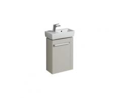 Geberit Lave-mains lavabo Meuble sous-lavabo Renova Nr. 1 Comprimo Nouveau, porte-serviettes droit,