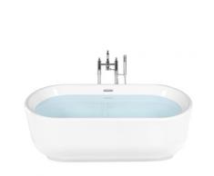 Baignoire îlot ovale 170 cm en acrylique blanc PINEL
