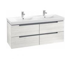 Villeroy et Boch Meuble-lavabo XL Subway 2.0 A699, Coloris: Bois blanc, manche : chromé brillant