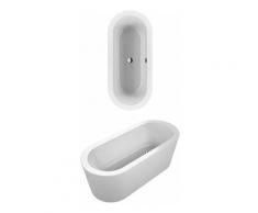 Baignoire Villeroy und Boch en acrylique ovale LOOP & Friends duo ovale, UBA180LFO7PDV 1800x800mm,