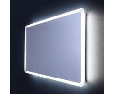 MIROIR DE SALLE DE BAIN ÉCLAIRÉ AVEC LED ANGLES ARRONDIS 60 X 120 CM DALLAS