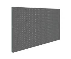 Panneau mural de rangement 1200x600mm Gris foncé - PANELCLICK 1200x600 - Simonrack