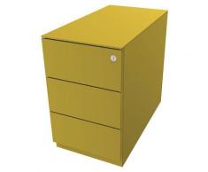Bisley Caisson roulant Note™, avec 3 tiroirs universels, h x l x p 502 x 300 x 565 mm, avec barre