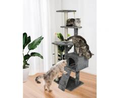 Arbre a Chat Griffoir Grattoir Jouet:Gris - Gris