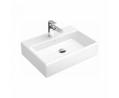 Villeroy und Boch lavabo Memento 51336G 600x420mm, blanc, sans trop-plein, pour robinet 3 trous,